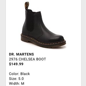 Dr. Martens 2876 Chelsea Boot Black